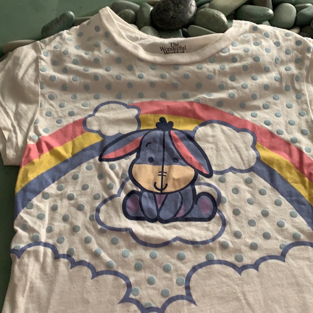 The Wonderful World of Disney Eeyore shirt white